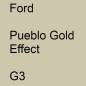 Preview: Ford, Pueblo Gold Effect, G3.